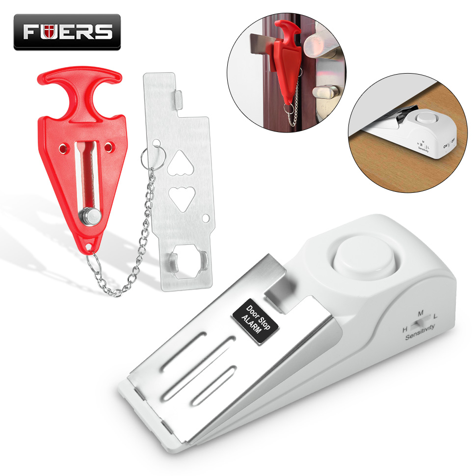 FUERS Wireless Door Stop Alarm - Home Security Lock System ulasan dan harga