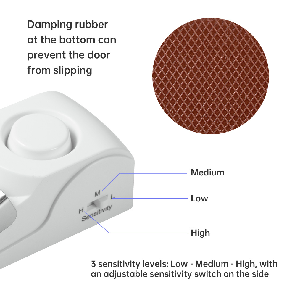 FUERS Wireless Door Stop Alarm - Home Security Lock System ulasan dan harga