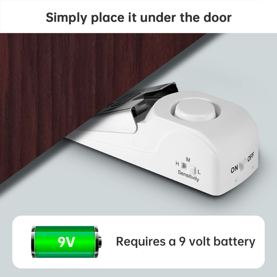 FUERS Wireless Door Stop Alarm - Home Security Lock System ulasan dan harga