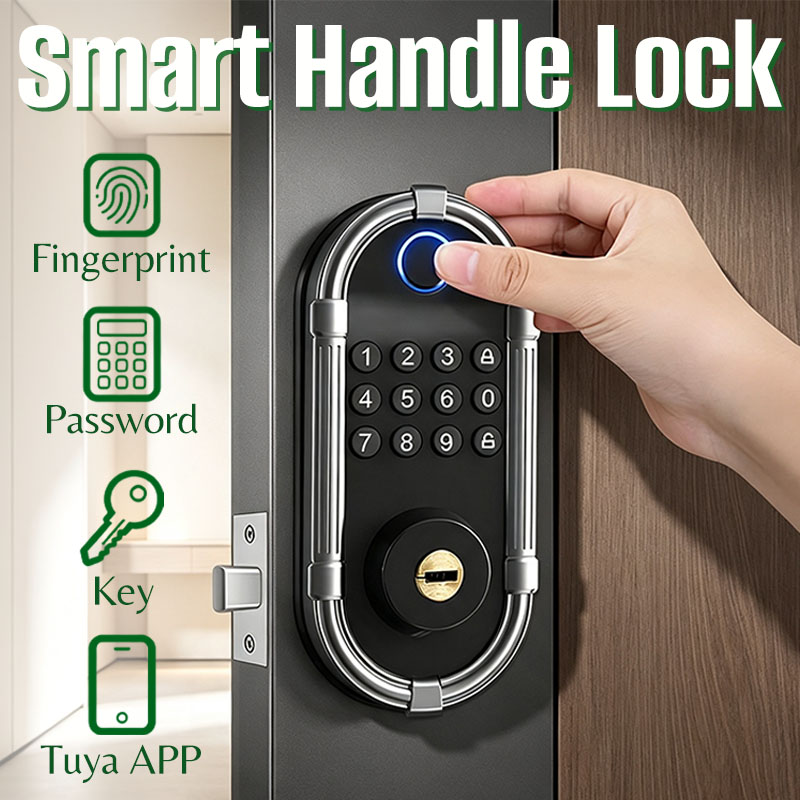 Tuya System Smart Electronic F - Home Security Lock System ulasan dan harga