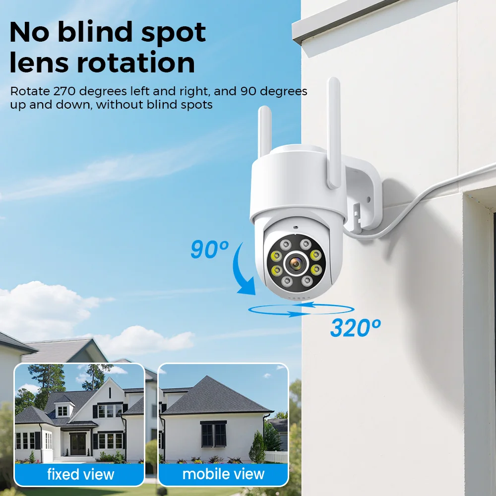 PANEPO 4MP 2K ICsee Wifi Camer - Home Security Kamera ulasan dan harga