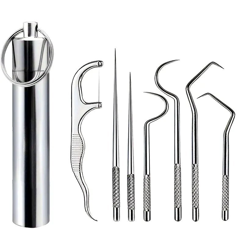 1set Stainless Steel Toothpick - Lock Picking Set ulasan dan harga